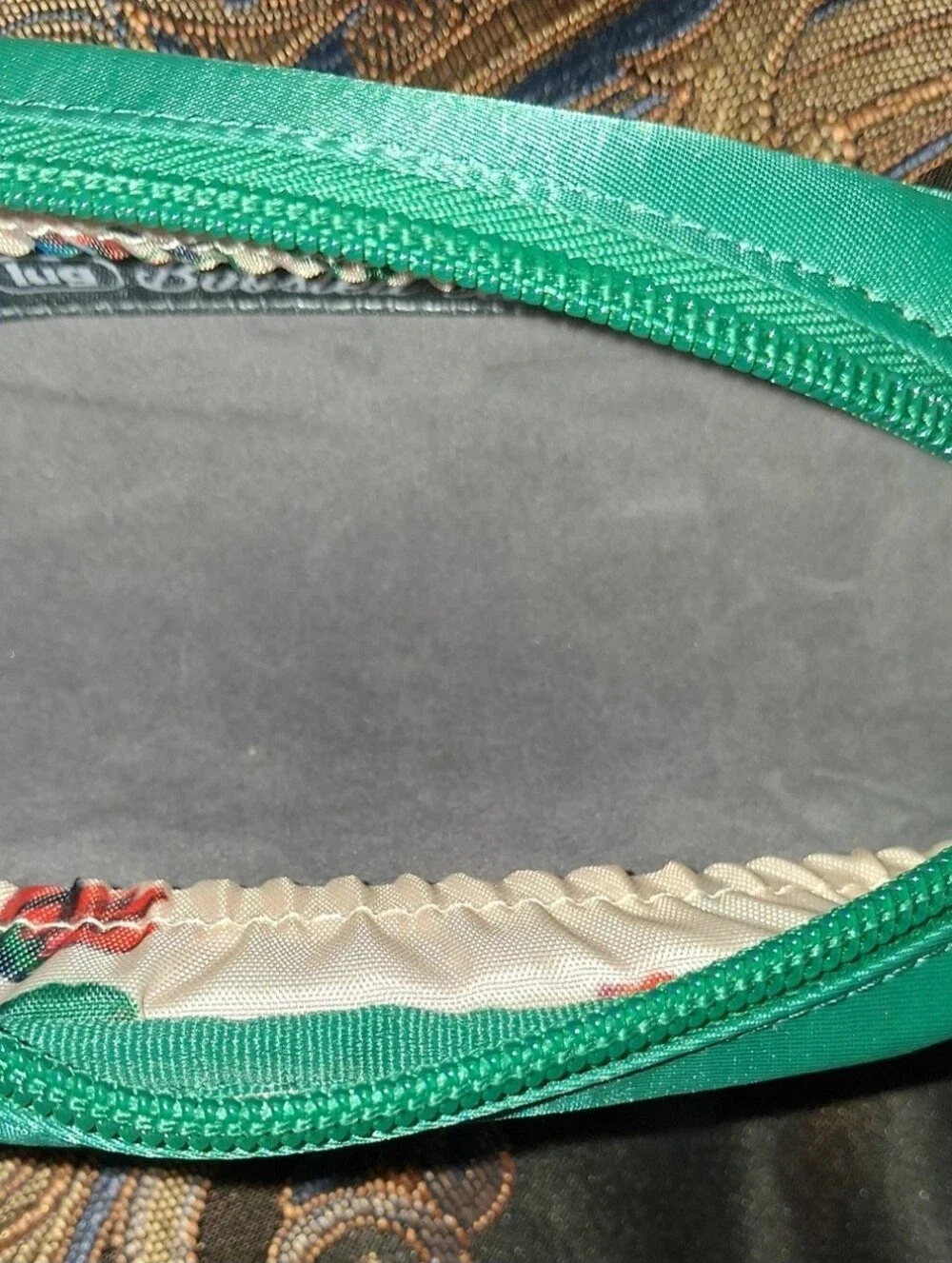 LUG GREEN QUILTED EYEGLASS Case
